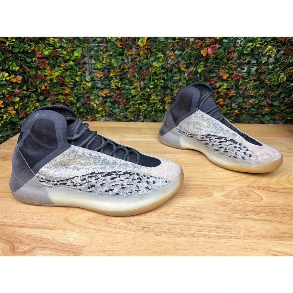 Adidas Yeezy QNTM Sea Teal‎ Gray Black Earth Tones Sneakers Shoes Men 10.5 Bball